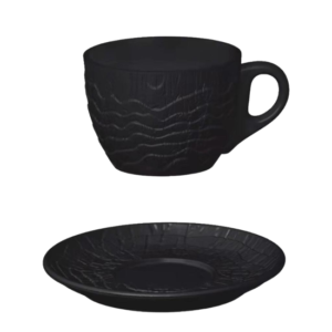 Чайная пара 300 мл,серия "Black Raw Wood" P.L. - ProffCuisine  Артикул 81229848