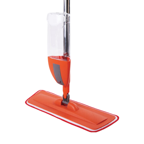 Швабра с распылителем воды плоская для мытья полов и уборки "Spray Mop", LAIMA Арт.607981