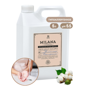 GRASS Крем-мыло жидкое увлажняющее "Milana Professional" (канистра 5кг)