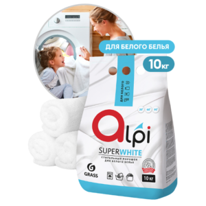 GRASS Порошок стир. для белого Alpi 10кг