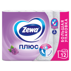 Туалетная бум. ZEWA Свежесть океана 2-х слойная(4рул)