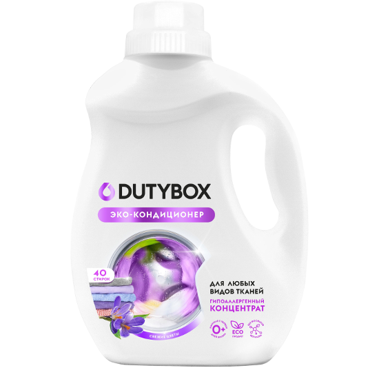 DUTYBOX Гель для стирки концентрат "ночная орхидея" 40стирок 1л. Арт.DB-5144
