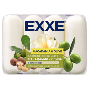 Мыло косметическое EXXE "Макадамия и олива" 4х70г (24шт)