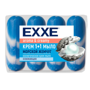 Мыло косметическое EXXE "Морской жемчуг" 4х90г (24шт)