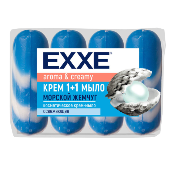 Мыло косметическое EXXE "Морской жемчуг" 4х90г (24шт)