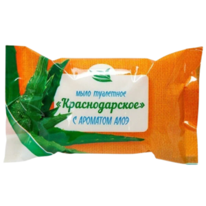 Мыло туалетное Краснодарское "с Ароматом Алоэ" 90г