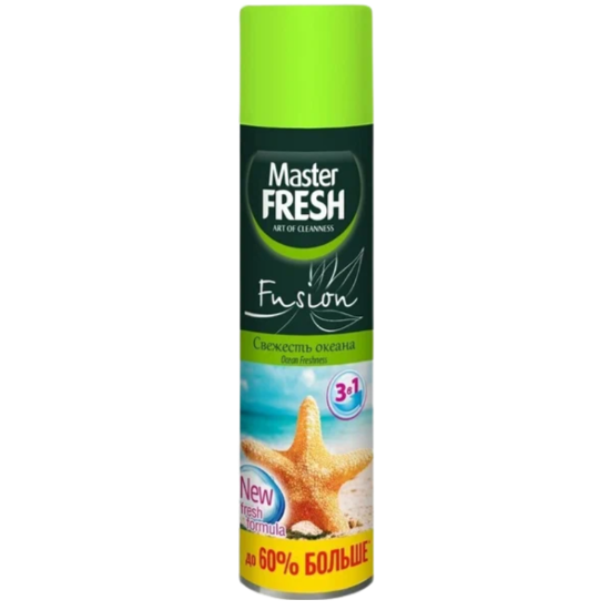 Освежитель воздуха MASTER FRESH Свежесть океана, 300 мл (24шт)