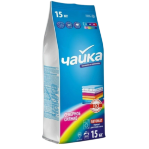 Стиральный порошое Чайка 15кг Сандей для цветного автомат