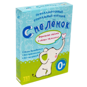 Стиральный порошок С пеленок 400гр детс. Слоненок(24шт/уп)