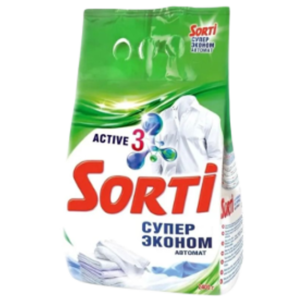 Стиральный порошое Сорти 2,4кг автомат Супер Эконом (4шт/уп)