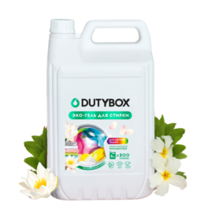 DUTYBOX Гель для стирки Концентрат "Жасмин и белый лотос" (200 стирок), 5 л