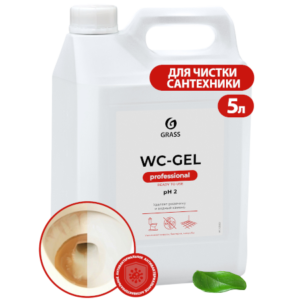 GRASS Средство для чистки сантехники "WC-gel" (канистра 5,3 кг)