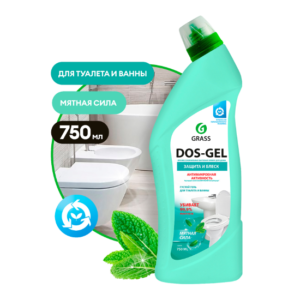 GRASS Универсальный чистящий гель "DOS GEL" Мятная сила (флакон 750 мл)