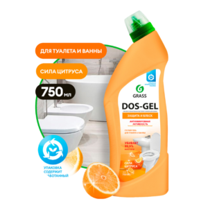 GRASS Универсальный чистящий гель "DOS GEL" Сила цитрусов (флакон 750 мл)