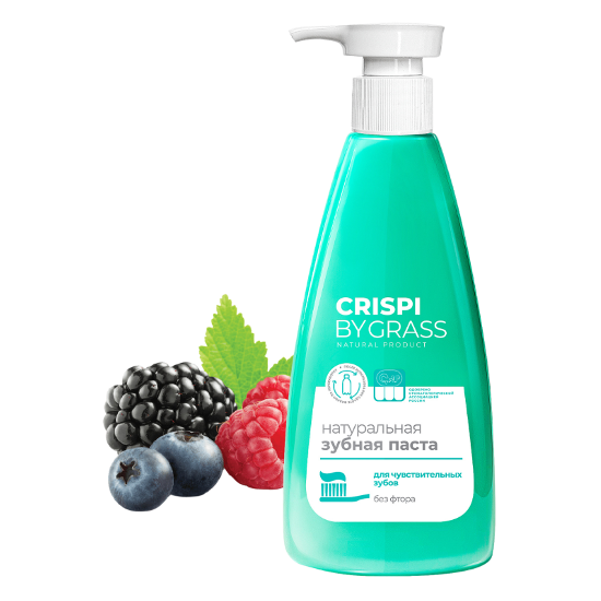 GRASS Зубная паста Crispi. Для чувствительных зубов (флакон 250мл)