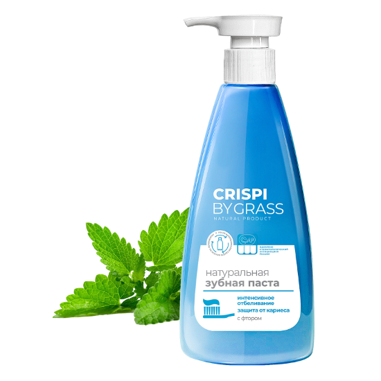 GRASS Зубная паста Crispi. Отбеливающая (флакон 250мл)