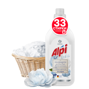 GRASS Концентрированное жидкое средство для стирки "ALPI white gel" (флакон 1л)