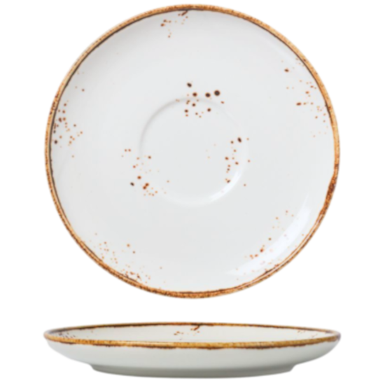 Блюдце чайное d=15 cм, фарфор "NOBLE" серия "Grace" Арт.81221690