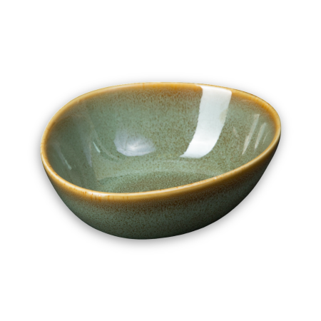 САЛАТНИК овальный 6,25" 160мм 500мл, зеленый "Corone Primavera" Арт.фк1754