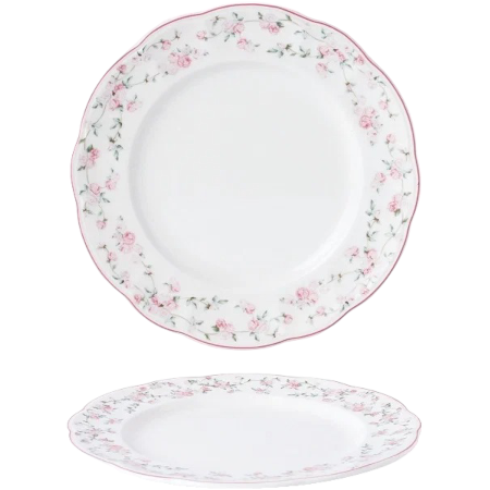 Тарелка классическая d=27 cм,фарфор "NOBLE" серия "Retro Ritz-La Vie En Rose" Арт.81229633