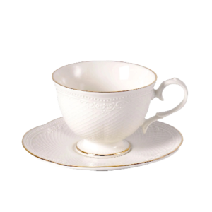 Чайная пара 250 мл, фарфор, "Aristocrat-Gold". Noble Арт.81229575