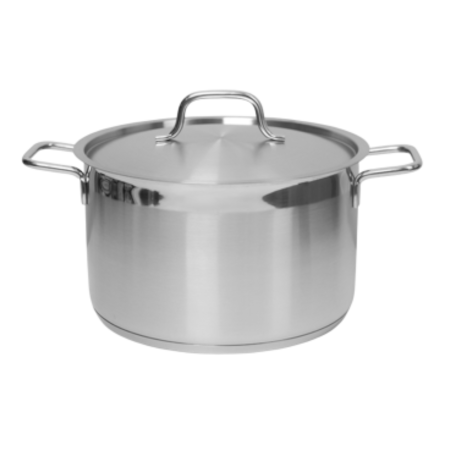 КАСТРЮЛЯ 5л нерж.тройное дно d=235 h=130, ИНДУКЦИЯ, серия "Satin" LUXSTAHL Арт.кт3156