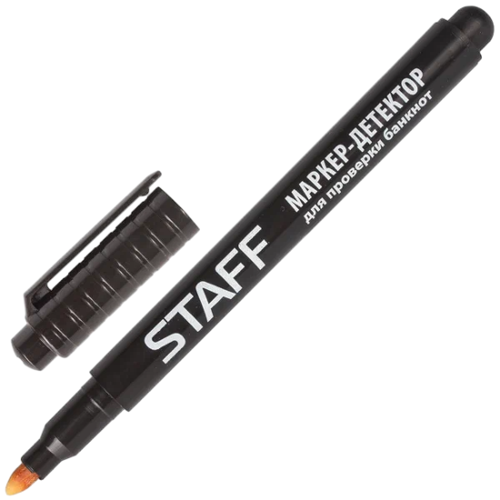 Маркер-детектор для проверки подлинности банкнот, STAFF "Manager" BTP-232, блистер Арт.151232