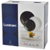 Столовый набор 18пр АРЕНА БЛЭК ЭНД УАЙТ Luminarc Арт.N1518