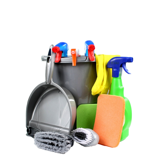 Cleaning-Tools-in-Bucket-2_pixian_ai Cалф. барные 200шт белые 2-ух сл Лилия PLUSE (20шт/уп).Арт.12959