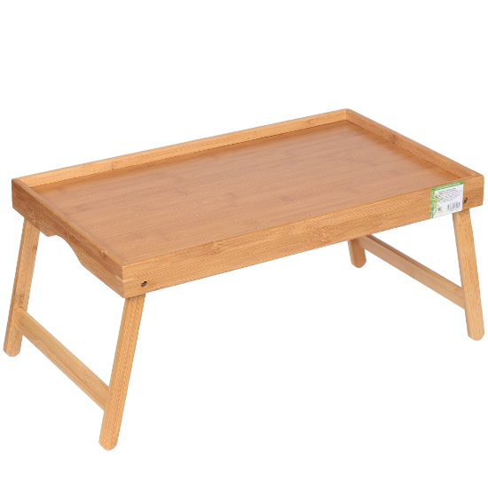 Поднос-столик 50*30*22см бамбук №4 Арт.кт-ст-04