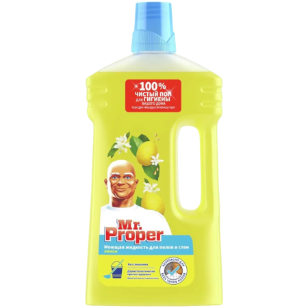 MR.PROPER средство для полов и стен Лимон 1л,(12шт)