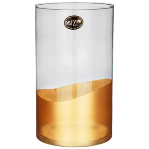 Ваза » MODERN CYLINDER» SMOKY GOLD 25Смм Артикул 380-911 Ваза " MODERN CYLINDER" SMOKY/GOLD 25Смм Артикул 380-911