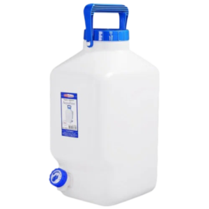 Бидон 10,0 л Aqualine с краном белый 1/8