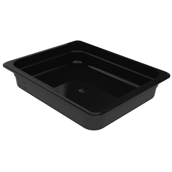 Гастроемкость GASTROMIX GN1/2-65 полипропилен черная(327х265х65) Арт.С1776