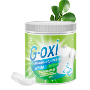 GRASS Пятновыводитель-отбеливатель G-Oxi для белых вещей с активным кислородом 500 грамм