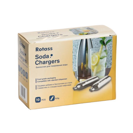 Баллончики для содовой воды (CO2) 10 шт/уп, "ROTASS"
