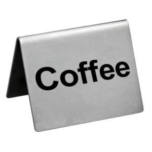 Табличка "Coffee" 5*4 см, сталь, P.L. Proff Cuisine