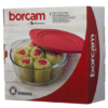 Кастрюля для СВЧ 2л. с пластик крышкой BORCAM Арт.59001