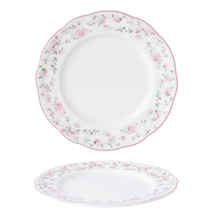 Тарелка классическая d=30 cм,фарфор "NOBLE" серия "Retro Ritz-La Vie En Rose" Артикул: 81229634