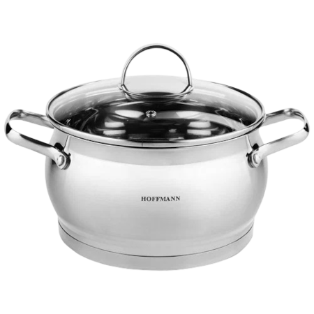 Кастрюля 10л нерж.сталь Hoffman Арт.НМ5870