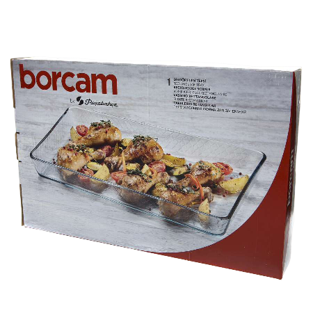 Форма для запекания 2850мл, 370x240мм BORCAM Арт.590984