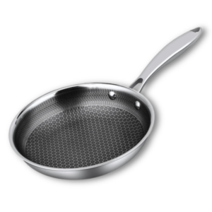 Сковорода d=26 см, h=4.5cм, «Honeycombs», нерж. 3-х слойная. Индукция, P.L. — ProffCuisine Сковорода d=24 см, h=4.5cм, "Honeycombs", нерж.3-х слойная. Индукция, P.L. - ProffCuisine