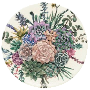 Тарелка мелкая Botanica 26см Oxford Арт.AY02-5606