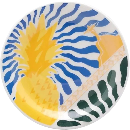 Тарелка мелкая Floreal Salada Tropical 20см Oxford  Арт.J069-6845