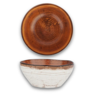 Салатник d=13 см, 380 мл, h=5.4 см, фарфор P.L. cерия WOOD-FUSION