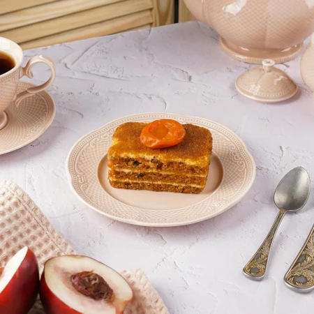 Тарелка 18 см, фарфор,серия "Aristocrat-Peach Tea", Noble