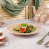 Тарелка 23 см, фарфор,серия "Aristocrat-Peach Tea", Noble