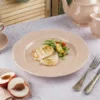 Тарелка 30 см, фарфор,серия "Aristocrat-Peach Tea", Noble
