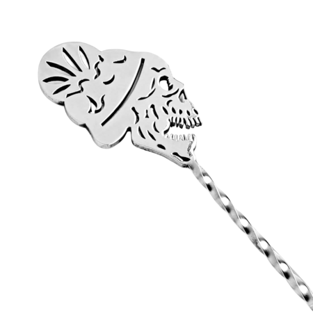 Барная ложка Cocktail Design 43см Skull