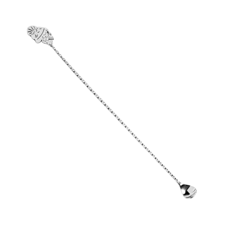 Барная ложка Cocktail Design 43см Skull